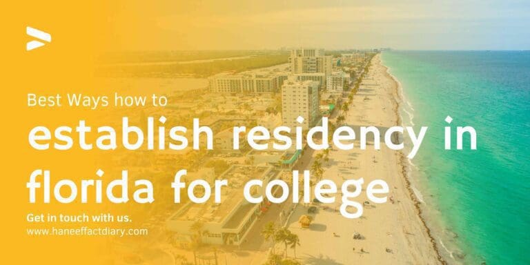 Residency in Florida for college? residency for tuition purposes?