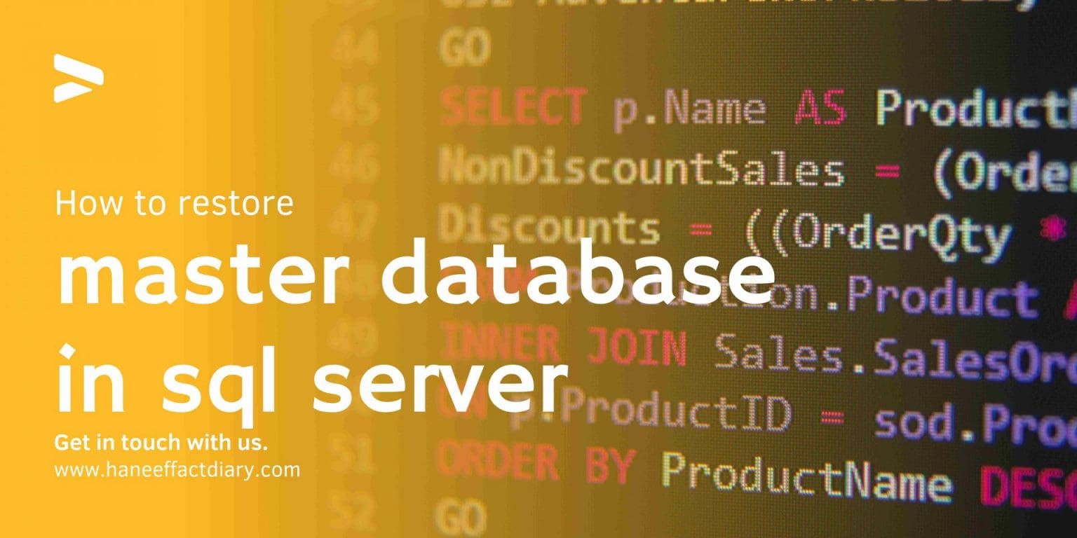 Rebuilding master database in sql server - raftrendy