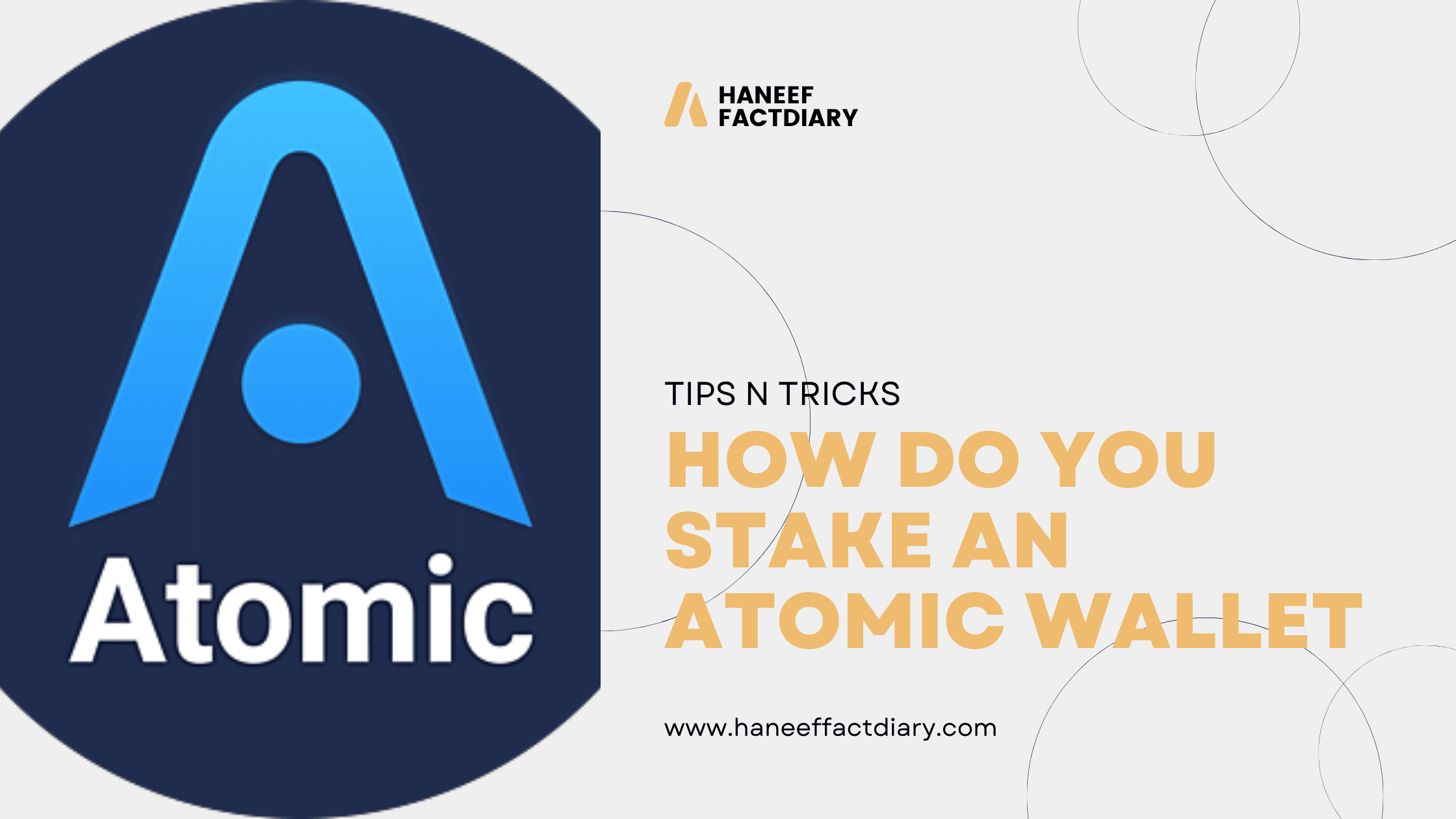 How do you Stake an Atomic Wallet