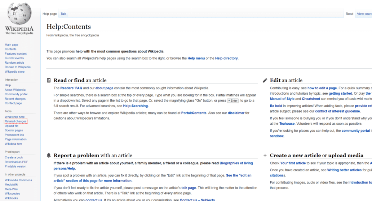 wikipedia-help-centre