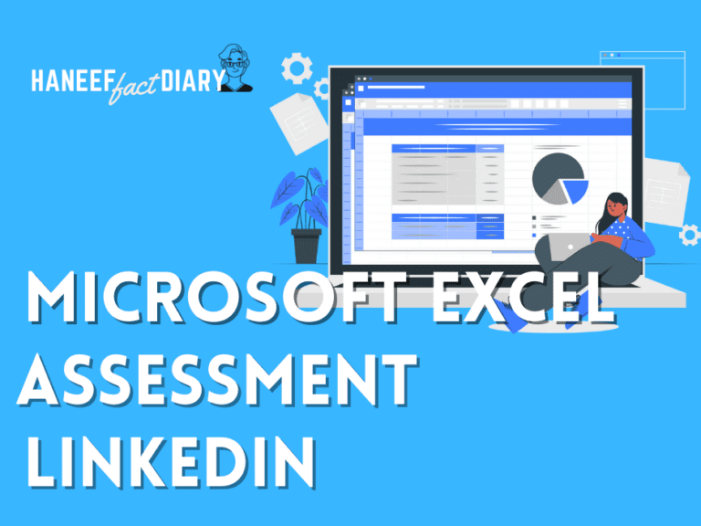 Microsoft excel assessment LinkedIn Quiz (2023)
