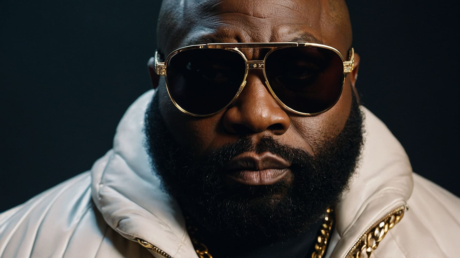 Rick_Ross_with_his_iconic_style_and_symbol_in_his_albu