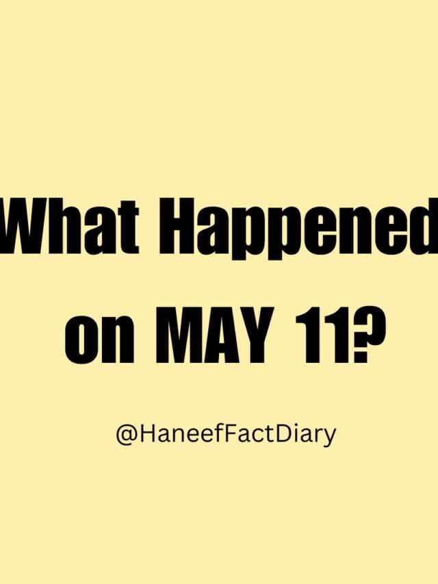 What Happened  on MAY 11?