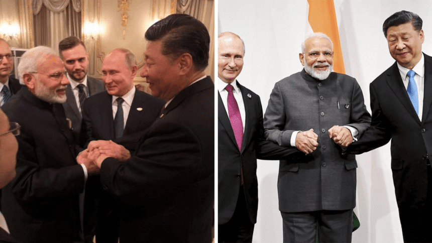 Modi and Putin and Xi Jinping