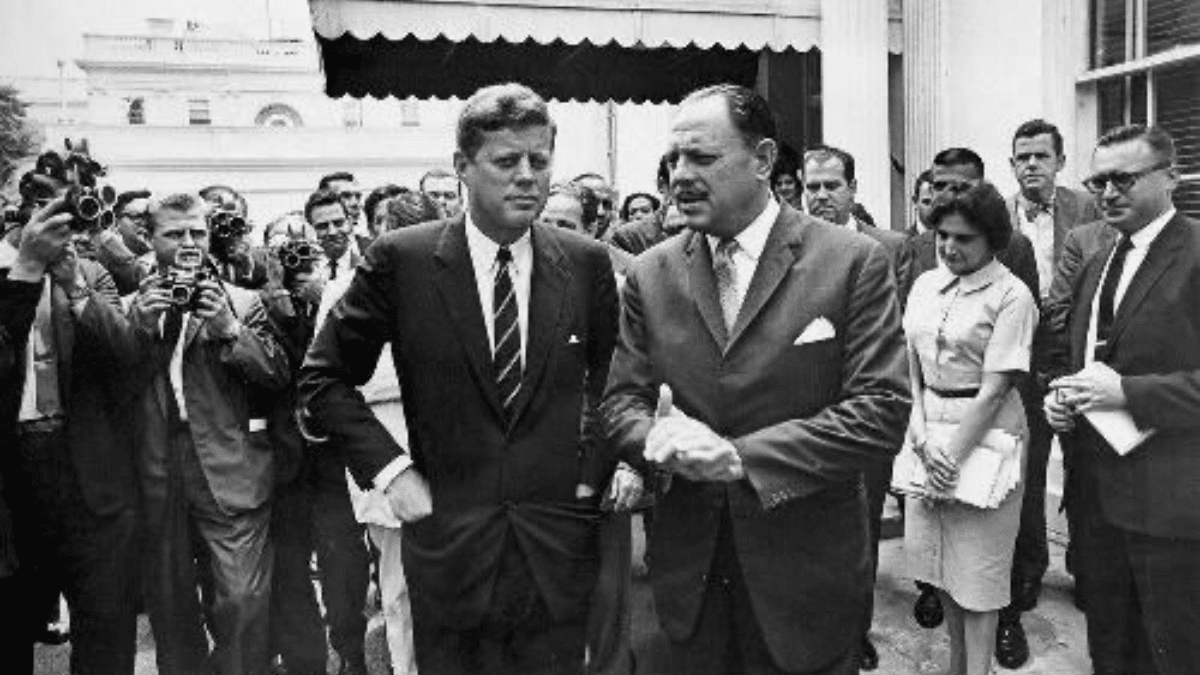 President John F. Kennedy Meets with Mohammad Ayub Khan