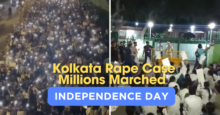 Kolkata Rape Case Millions Marched on Independence Day