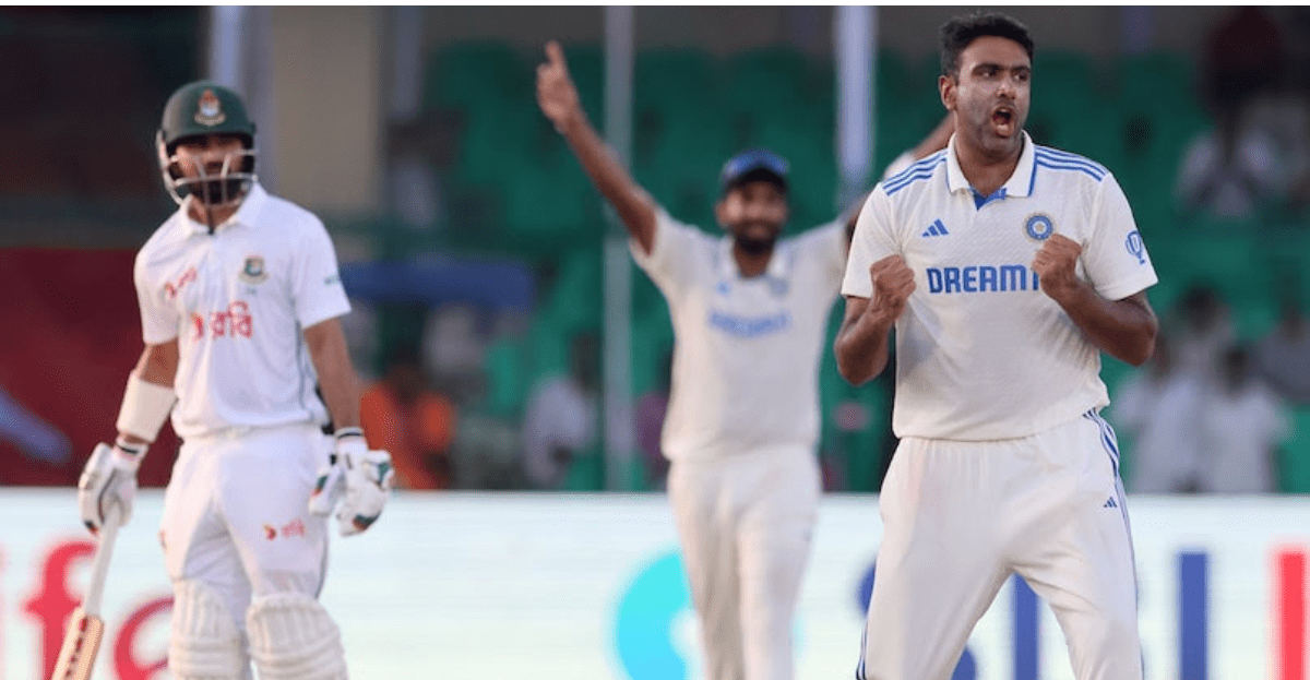 Ravichandran Ashwin became Player of the series against Bangladesh