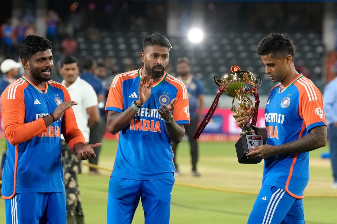 Sanju Samson, Hardik Pandya and Suryakumar Yadav